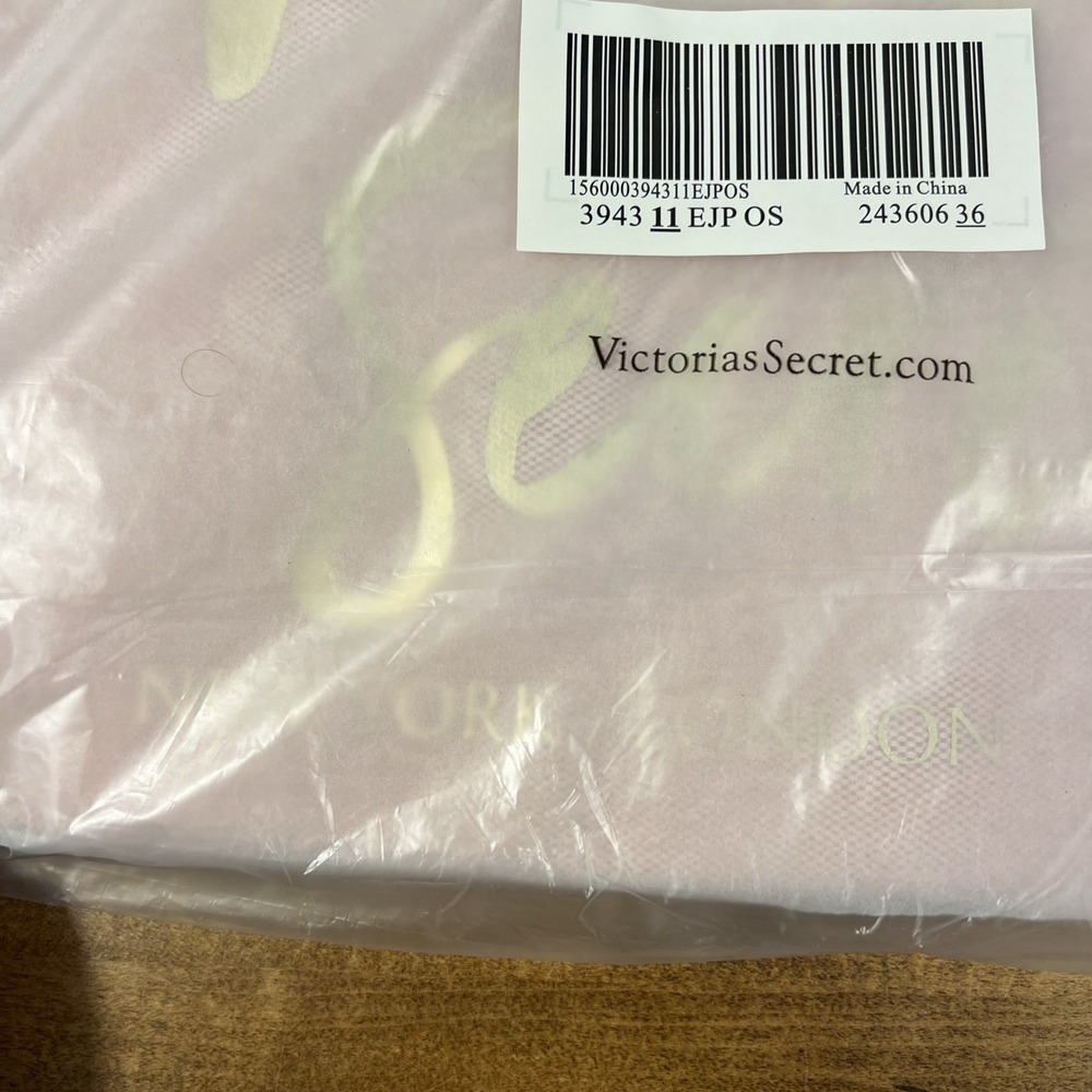 Victoria's Secret Tote Bag New York, London, Shanghai Pink Gold Hearts Black - Picture 5 of 11